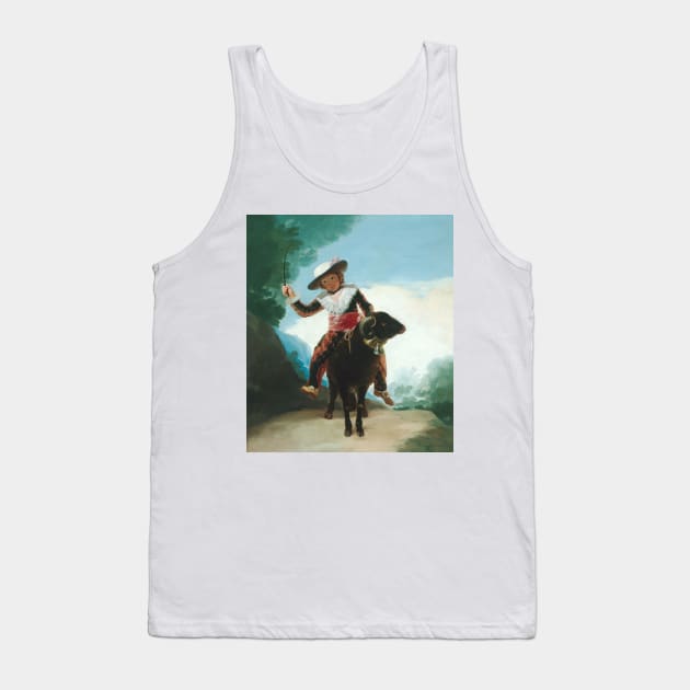 Boy on a Ram by Francisco Goya Tank Top by Classic Art Stall